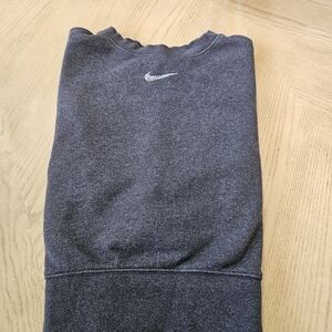 Nike Charcoal Sweatshirt with White Logo